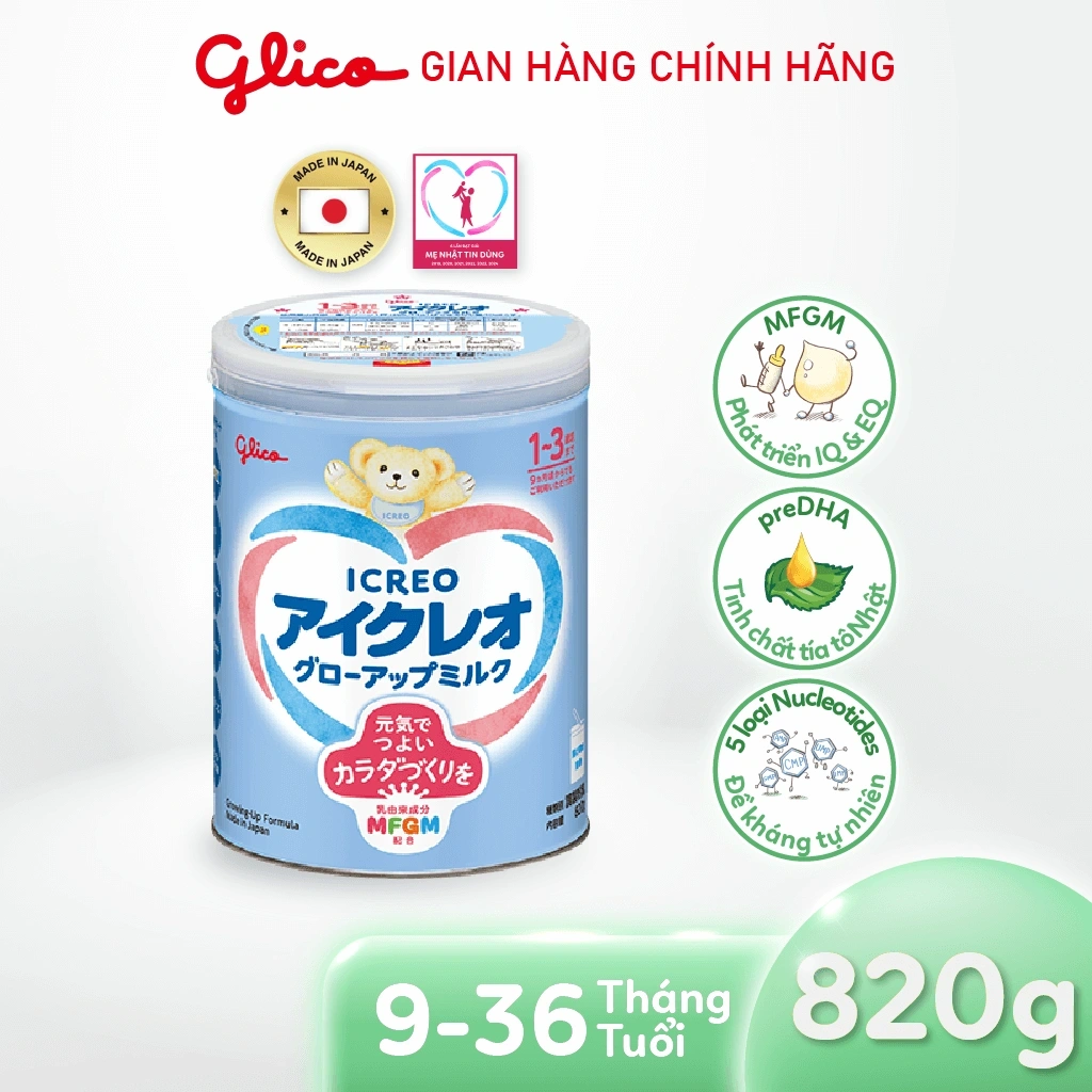 Glico ICREO Grow-up Milk (820g)